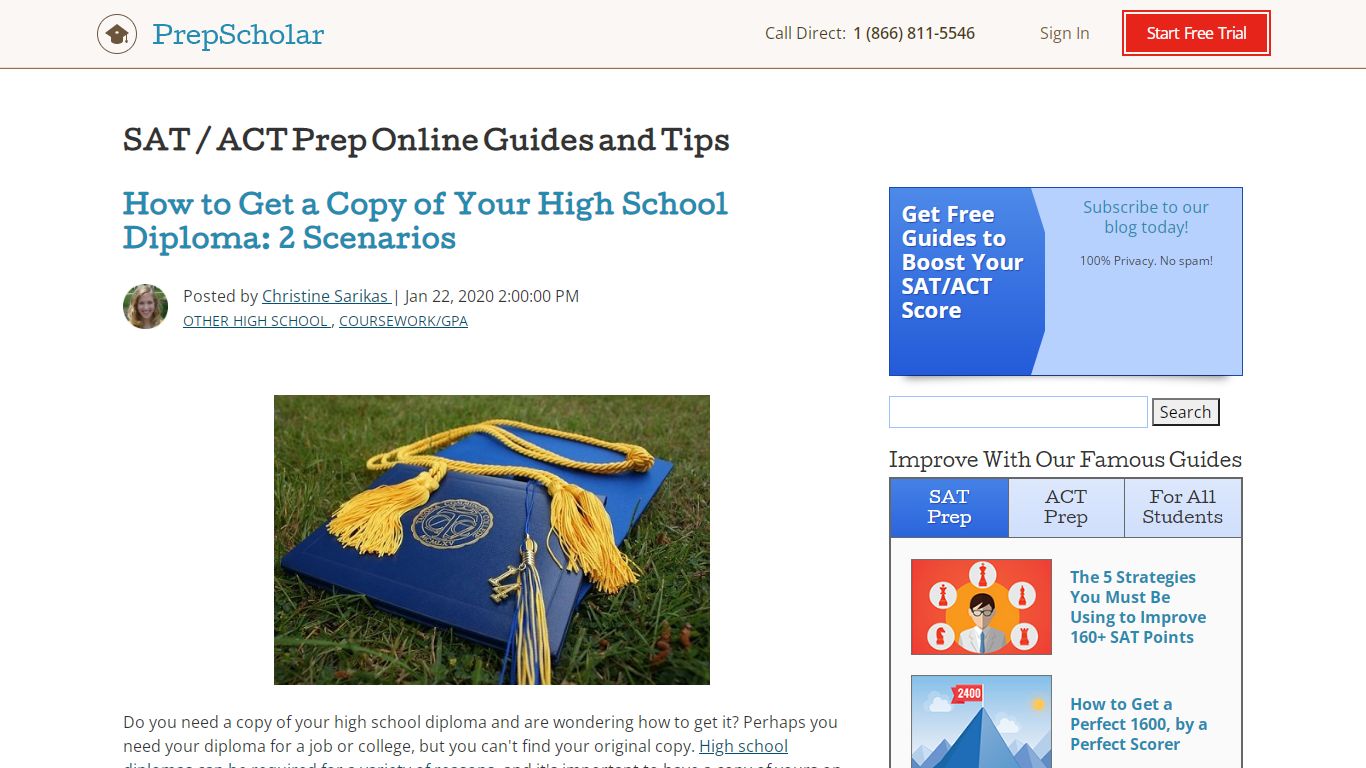How to Get a Copy of Your High School Diploma: 2 Scenarios - PrepScholar